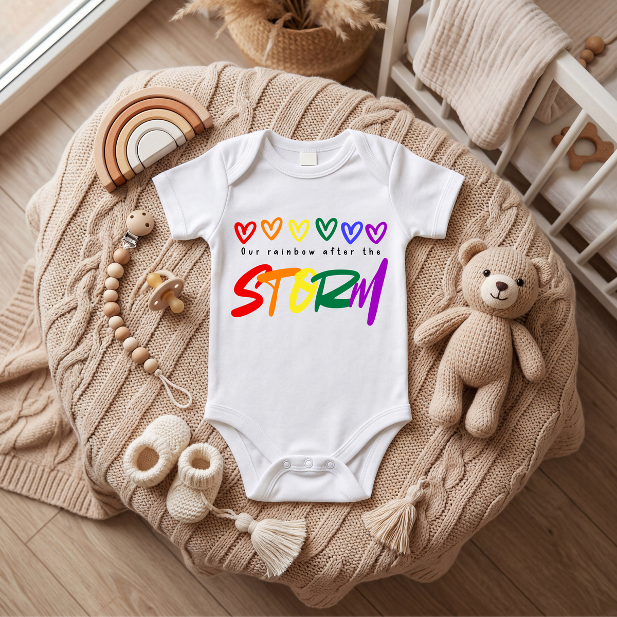 Our rainbow after the storm Onesie®