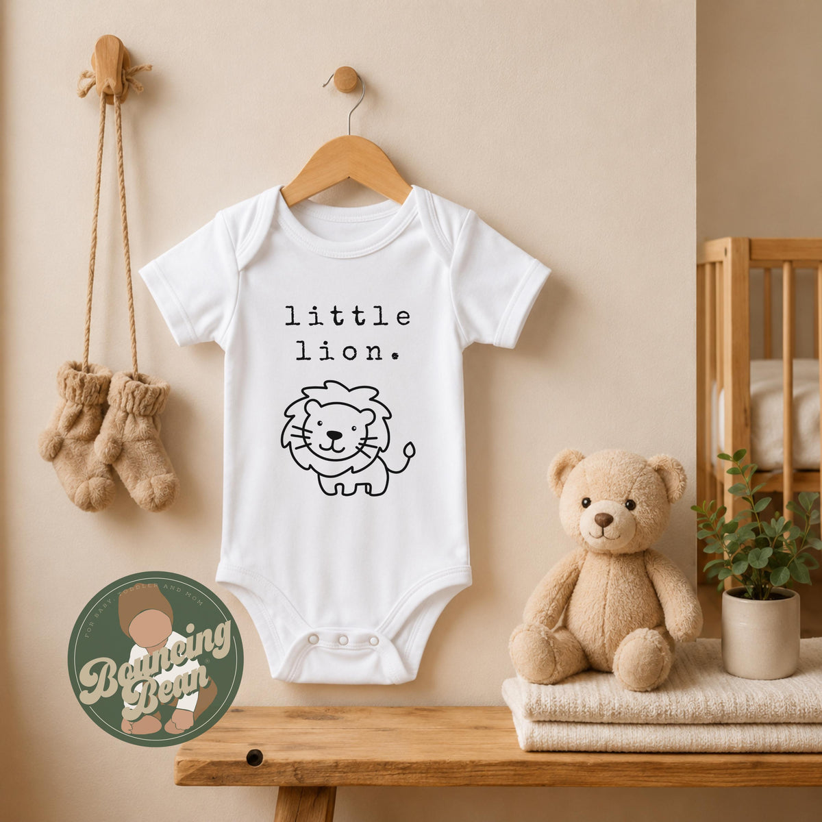 Lion Onesie® - Little lion baby Onesie® - Animal baby Onesie® bodysuit __etsy:8272895134