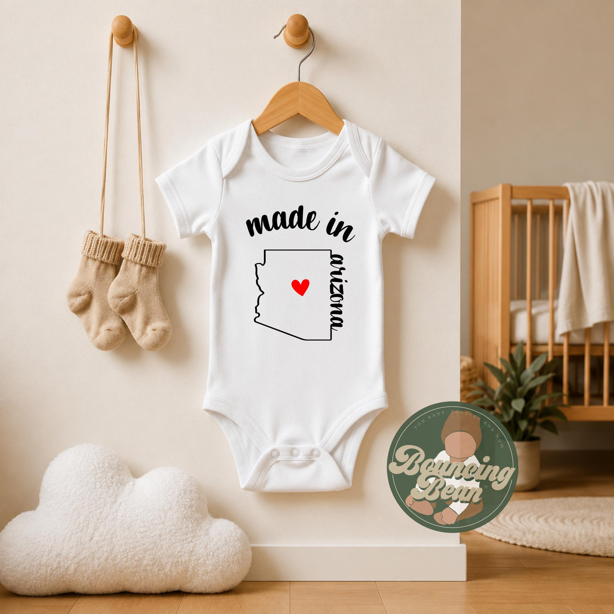Made in Arizona state Onesie® - Arizona baby clothes - State themed Onesie® baby bodysuit gifts __etsy:8317885531