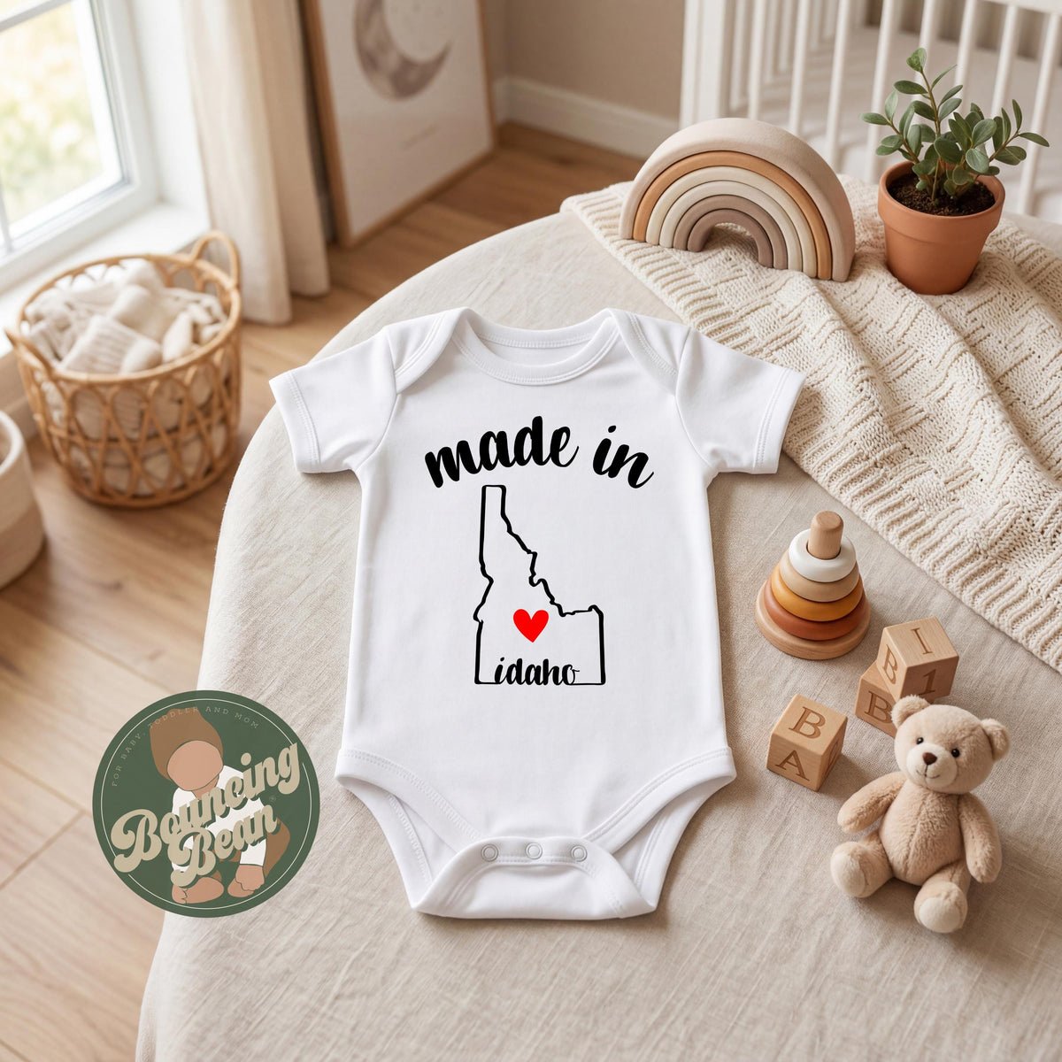 Made in Idaho state Onesie® - Idaho baby clothes - State themed Onesie® baby bodysuit gifts __etsy:8317817631