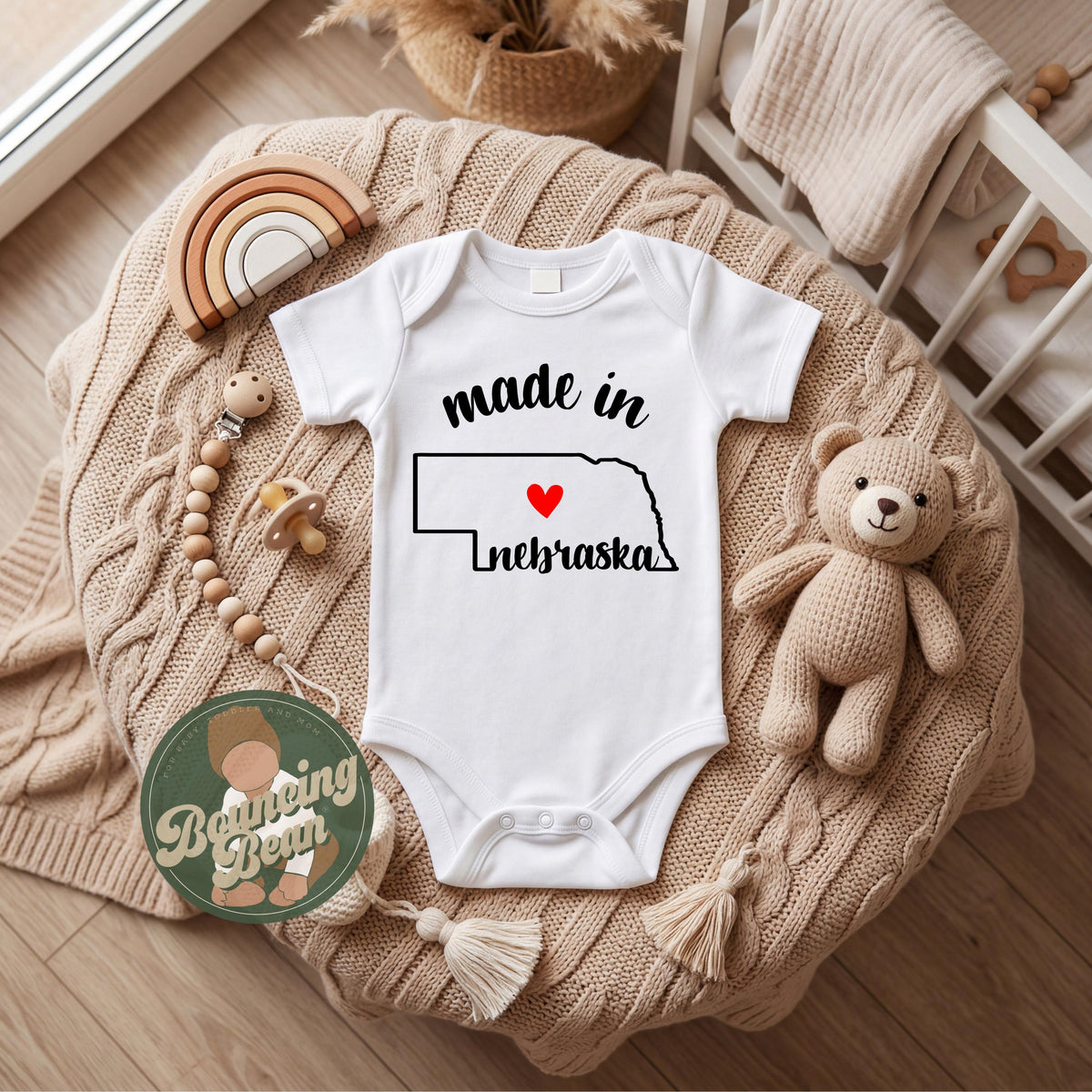 Made in Nebraska state Onesie® - Nebraska baby clothes - State themed Onesie® baby bodysuit gifts __etsy:8317845079