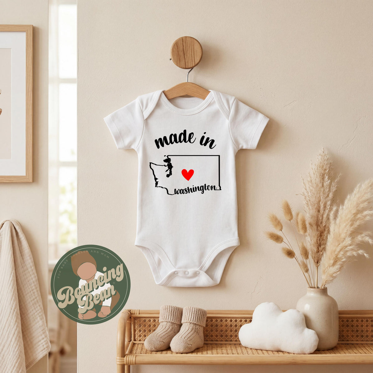 Made in Washington state Onesie® - Washington baby clothes - State themed Onesie® baby bodysuit gifts __etsy:8317766903