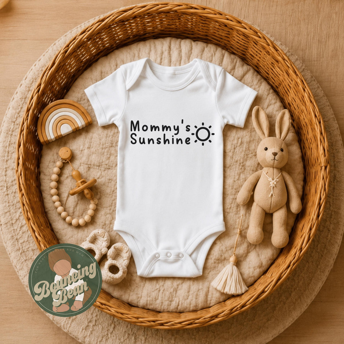 Mommy's sunshine Onesie® - Sun baby Onesie® - Newborn announcement __etsy:8305164277