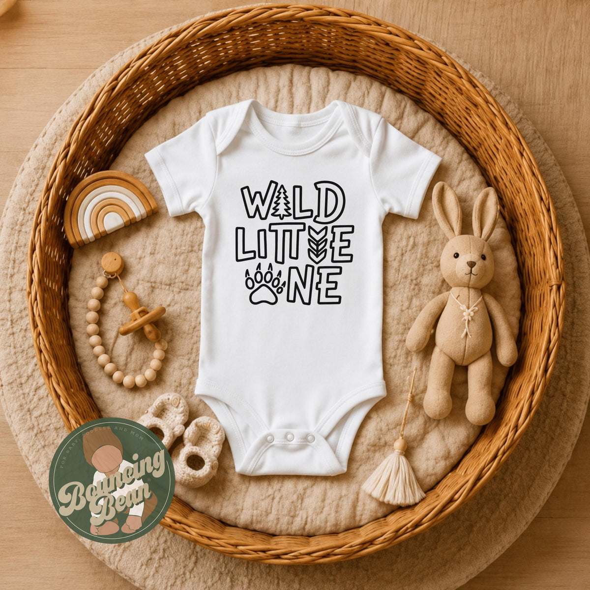 Wild little one Onesie® - Nature themed baby Onesie® - Baby shower gifts __etsy:8317980983
