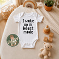 Beast mode baby Onesie® - Minimalist baby clothes - Funny baby Onesie® bodysuits