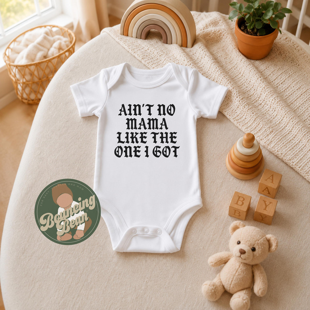 Ain't no mama baby Onesie® - Neutral baby clothes - Baby announcement Onesie®