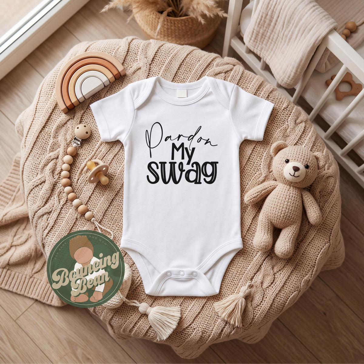 Pardon my swag Onesie® - Swag Onesie® baby bodysuits - Funny baby clothes