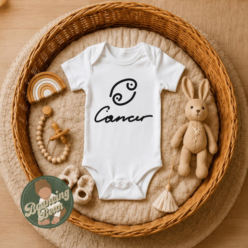 Cancer Zodiac Onesie®  - Cancer baby bodysuit - Zodiac sign baby Onesies®