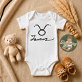 Taurus Zodiac Onesie®  - Taurus baby bodysuit - Zodiac sign baby Onesies®
