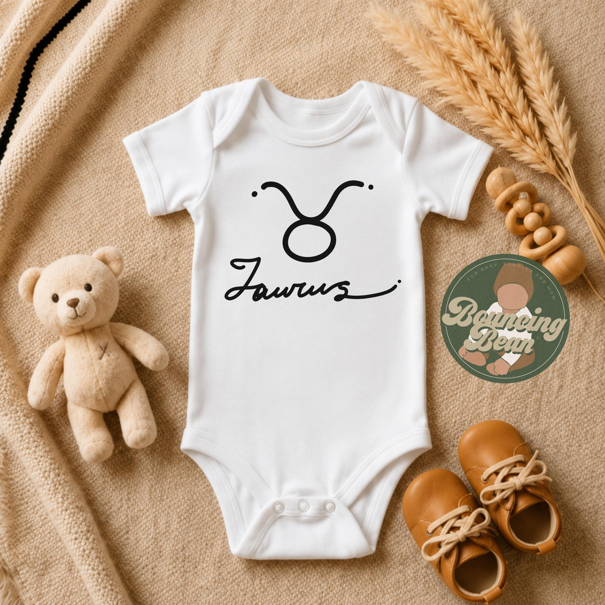 Taurus Zodiac Onesie®  - Taurus baby bodysuit - Zodiac sign baby Onesies®