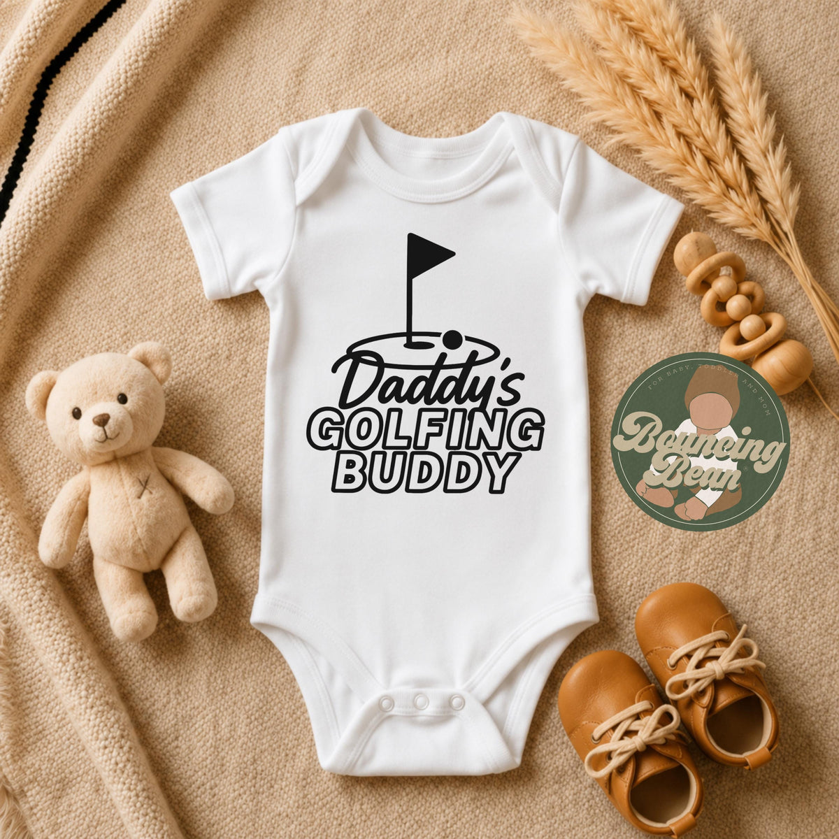 Daddy's golfing buddy Onesie® - Golf themed baby Onesie® - Gift for new golfing dad