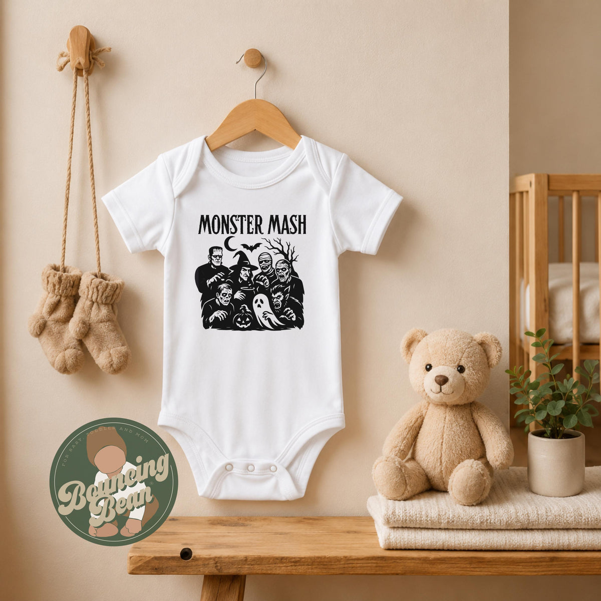 Monster Mash Onesie® - Cute Halloween Onesies® - Monster baby gifts