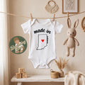 Made in Indiana state Onesie® - Indiana baby clothes - State themed Onesie® baby bodysuit gifts