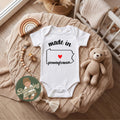 Made in Pennsylvania state Onesie® - Pennsylvania baby clothes - State themed Onesie® baby bodysuit gifts