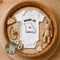 Made in Missouri state Onesie® - Missouri baby clothes - State themed Onesie® baby bodysuit gifts
