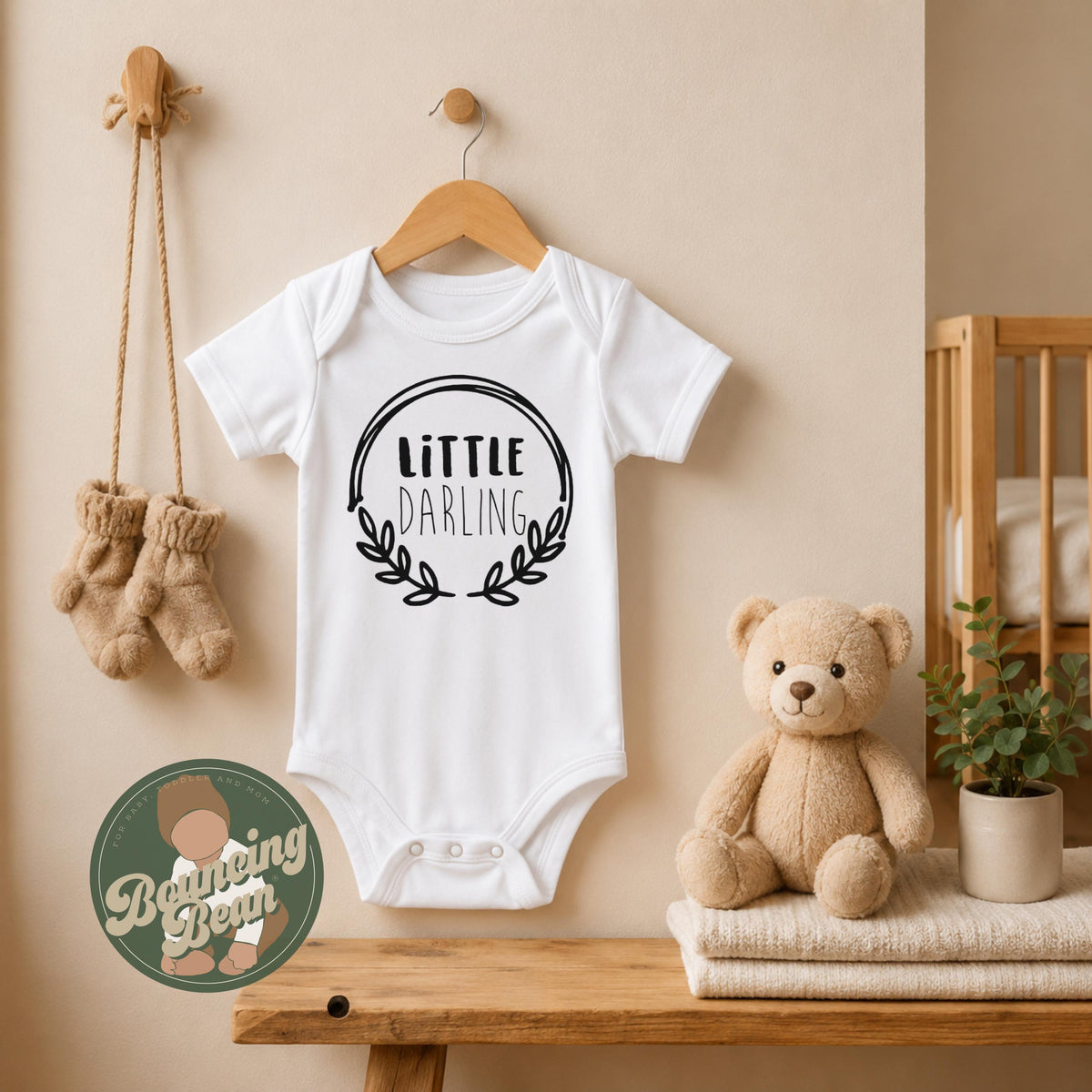 Little darling Onesie® - Girl baby bodysuit clothing - Little girl Onesie®