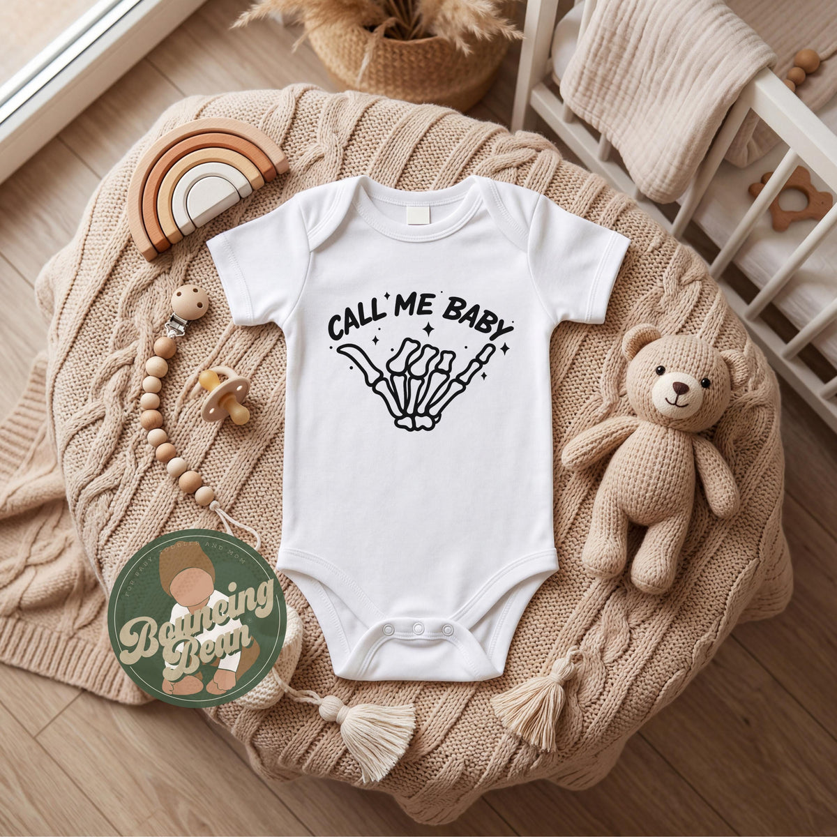 Call me baby Onesie® - Rock themed baby Onesie® - Music themed Onesie® bodysuit