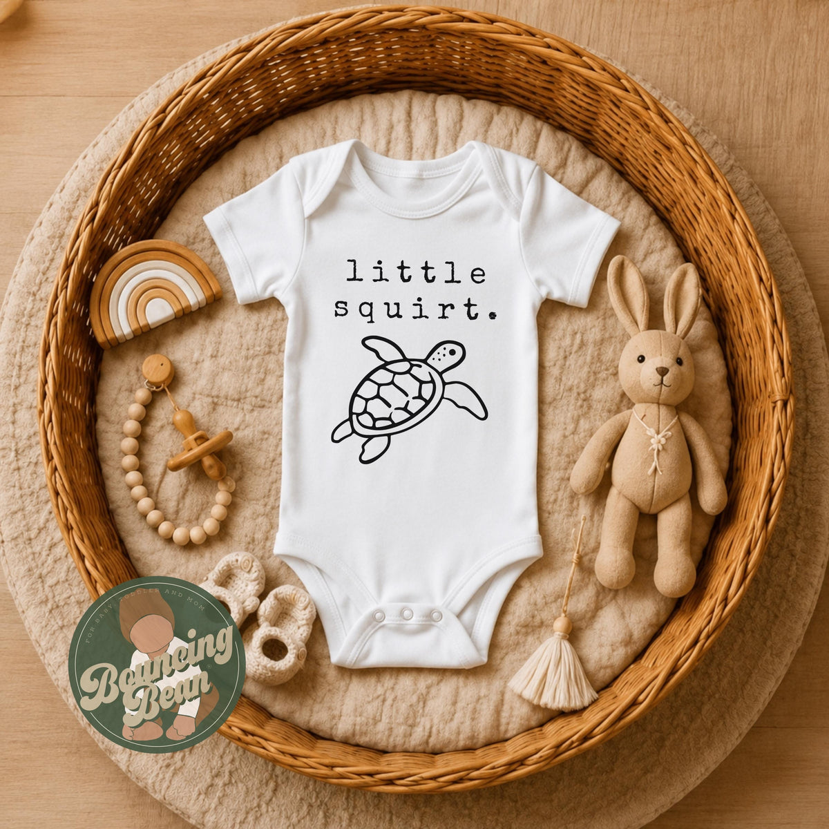 Turtle Onesie® - Little squirt baby Onesie® - Animal baby Onesie® bodysuit
