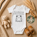 Frog Onesie® - Toadally awesome baby Onesie® - Animal baby Onesie® bodysuit