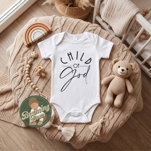 Child of God Onesie® - Religious baby Onesie® and toddler T-shirts - Cute unisex baby Onesie®