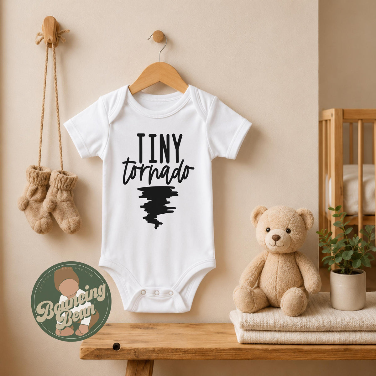 Tiny tornado Onesie® - Tornado baby Onesie® - Funny baby bodysuit