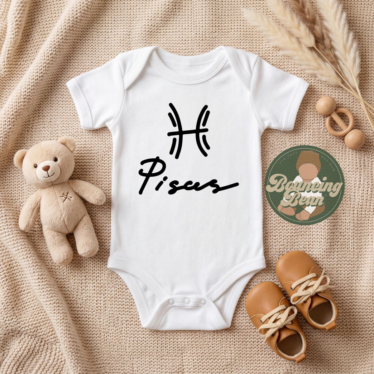 Pisces Zodiac Onesie®  - Pisces baby bodysuit - Zodiac sign baby Onesies®