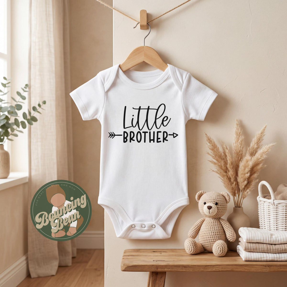 Little brother baby Onesie® - Baby boy Onesie® - Baby announcement Onesie®