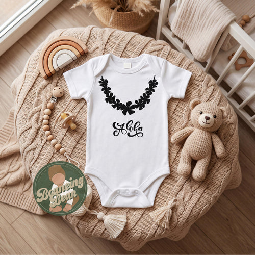 Aloha Onesie® - Adorable Hawaiian baby Onesie® - Tropical baby Onesie® bodysuit