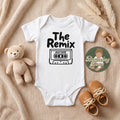 The remix Onesie® - 90's retro themed baby Onesie® - Announcement baby Onesie® bodysuit