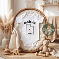 Made in Utah state Onesie® - Utah baby clothes - State themed Onesie® baby bodysuit gifts