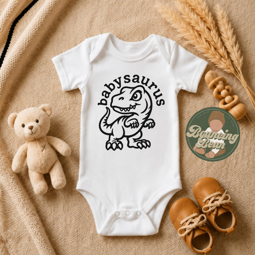 Babysaurus Onesie® - Dinosaur themed baby Onesie® - Baby shower gifts