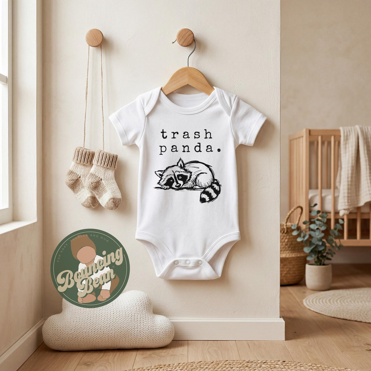 Trash Panda Onesie® - Racoon baby Onesie® - Animal baby Onesie® bodysuit